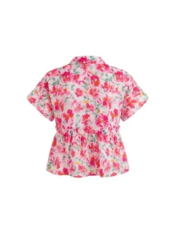 Usha Damen Bluse in mehrfarbig