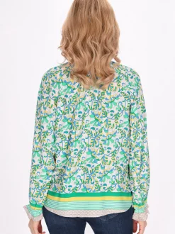 Usha Damen Bluse in mehrfarbig