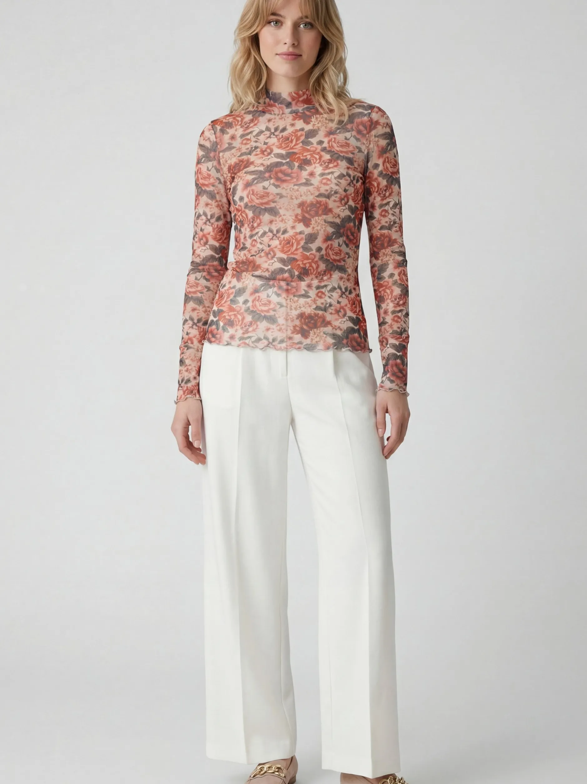 Usha Damen Bluse in rosa