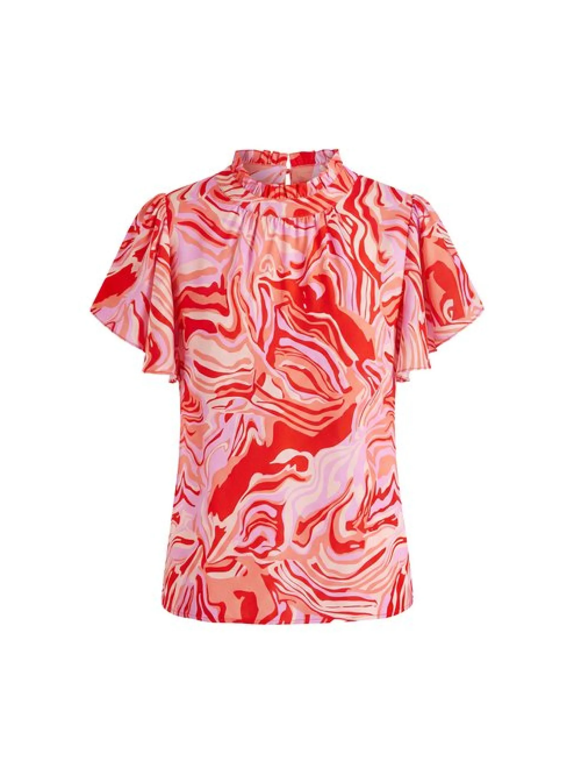 Usha Damen Bluse in rot