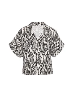 Usha Damen Bluse in schwarz