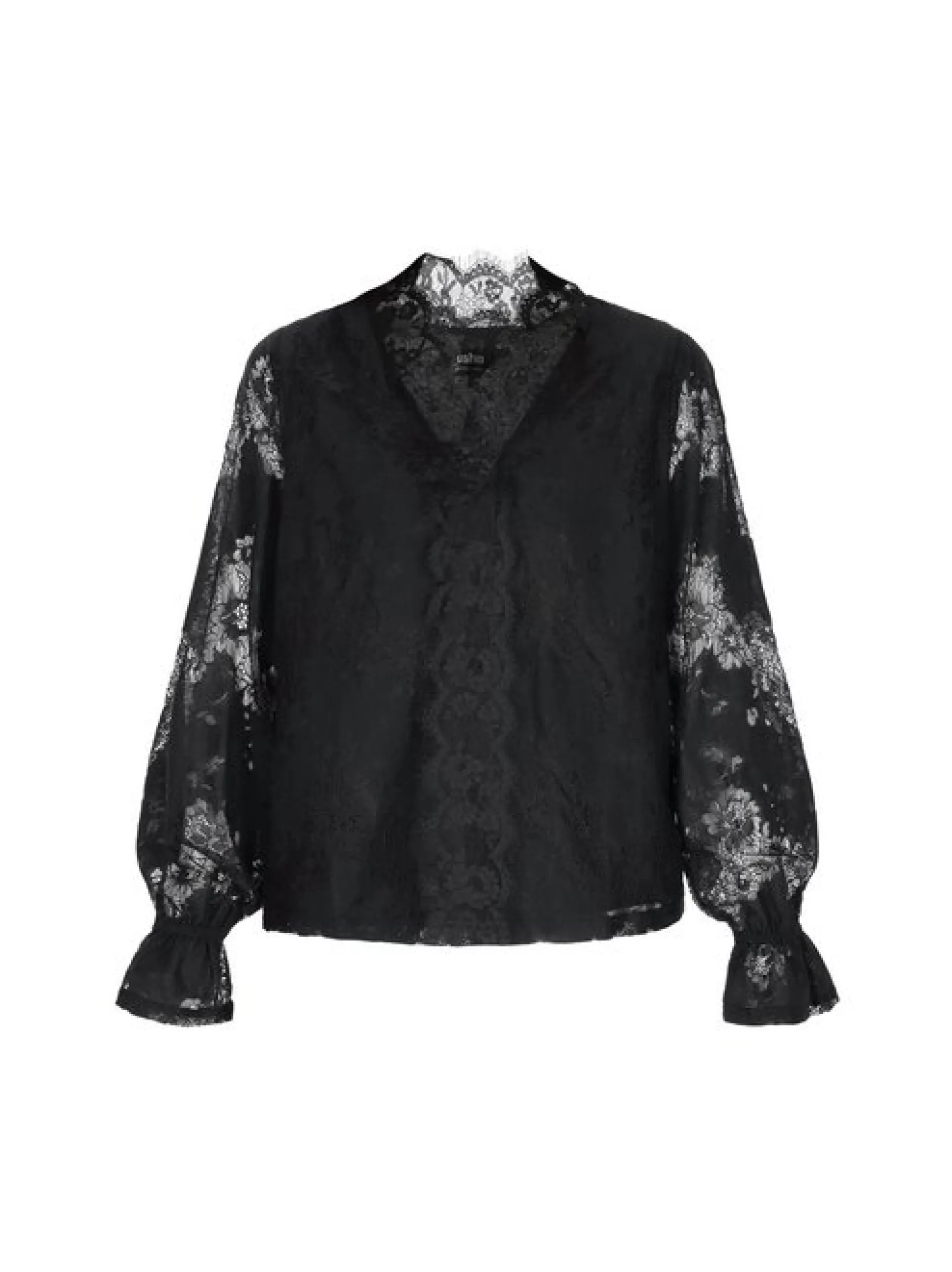 Usha Damen Bluse in schwarz