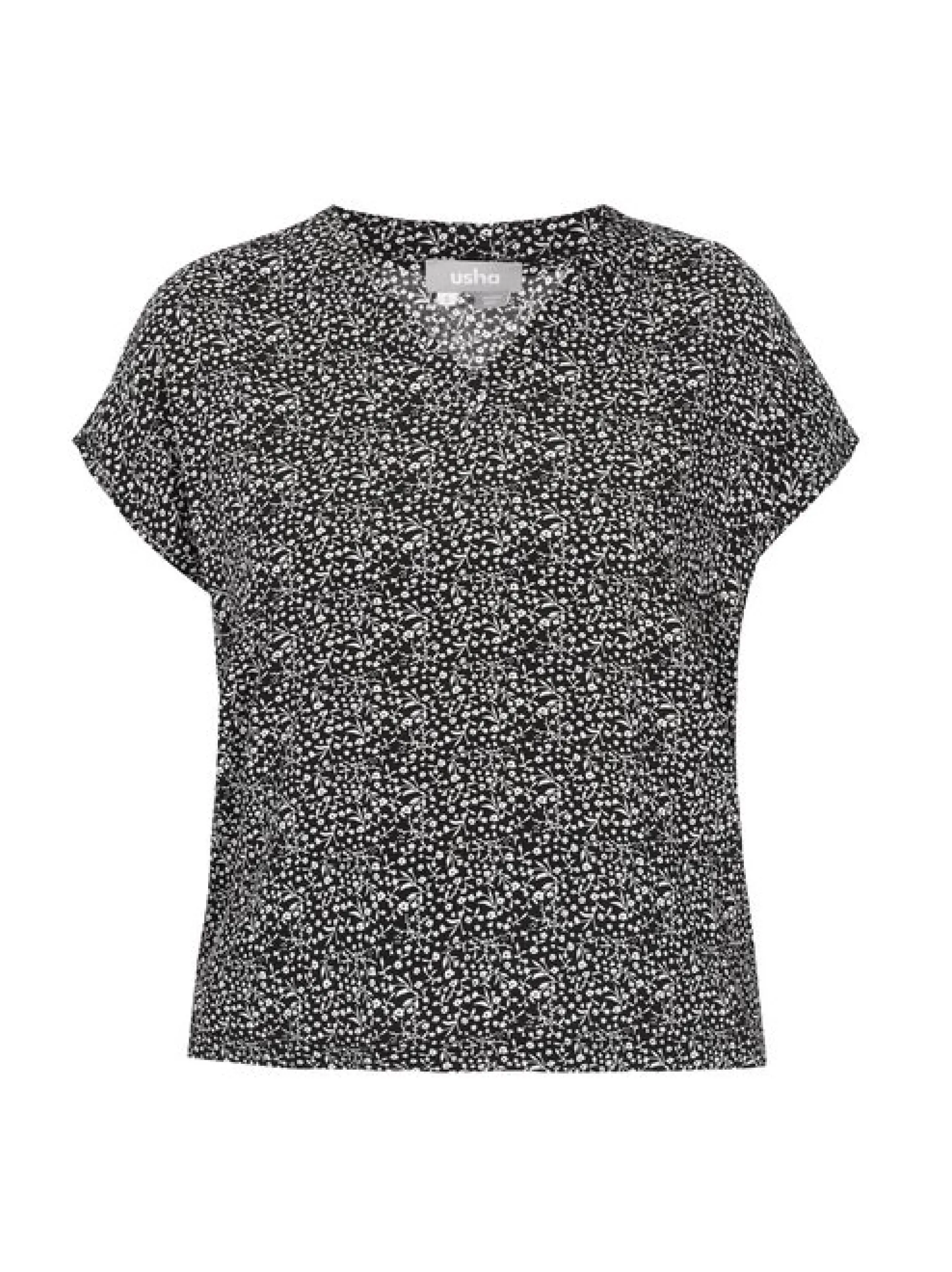 Usha Damen Bluse in schwarz