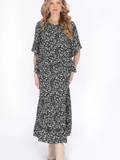 Usha Damen Bluse in schwarz