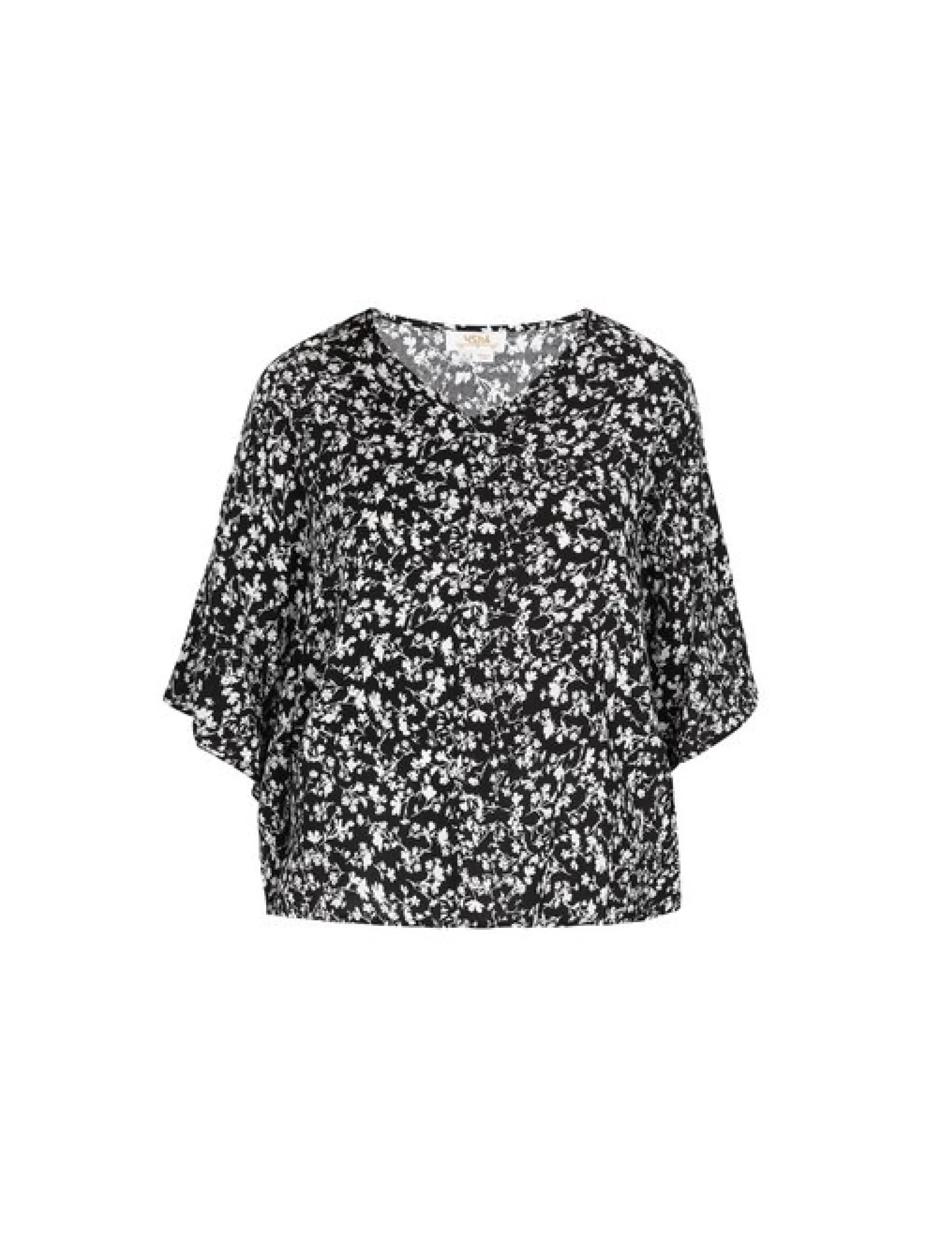 Usha Damen Bluse in schwarz
