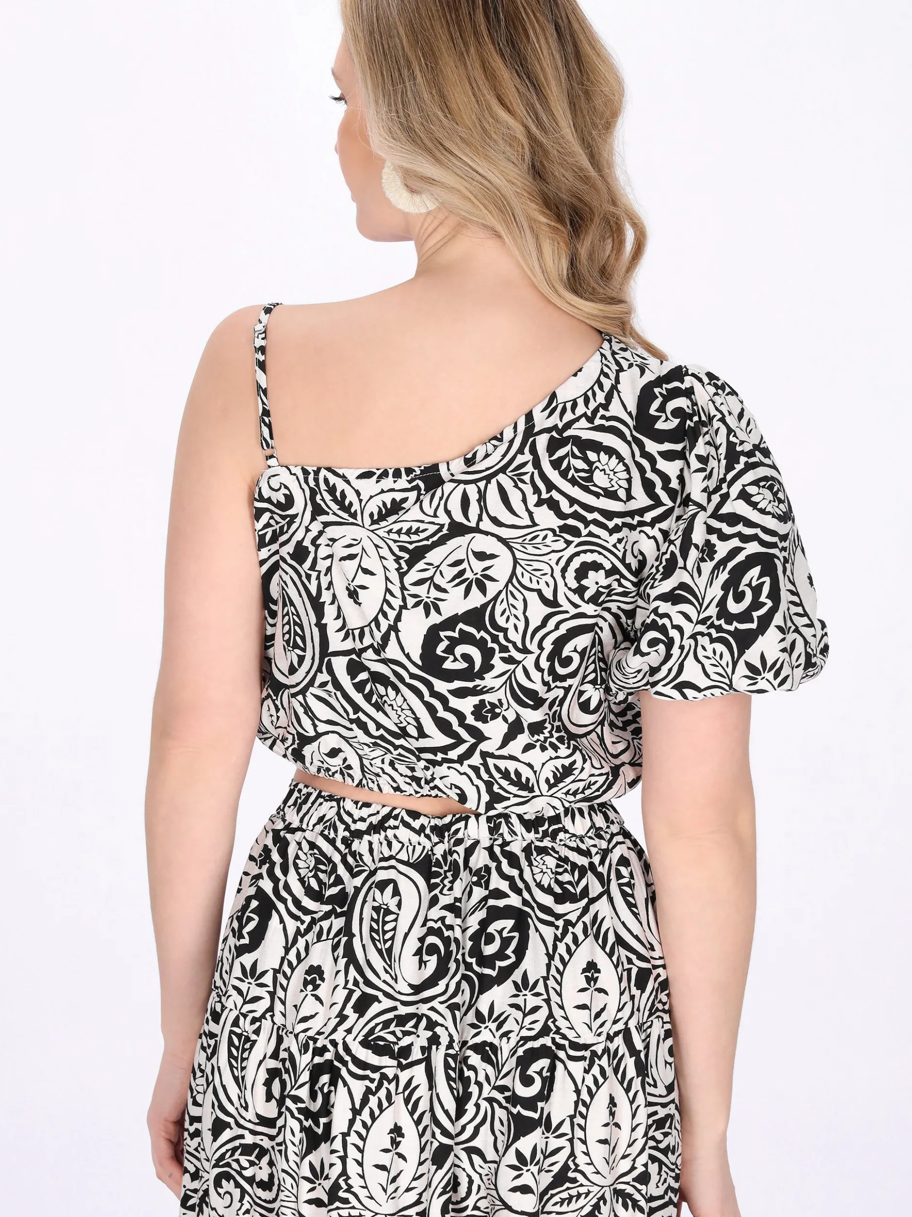 Usha Damen Bluse in schwarz