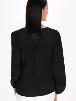 Usha Damen Bluse in schwarz