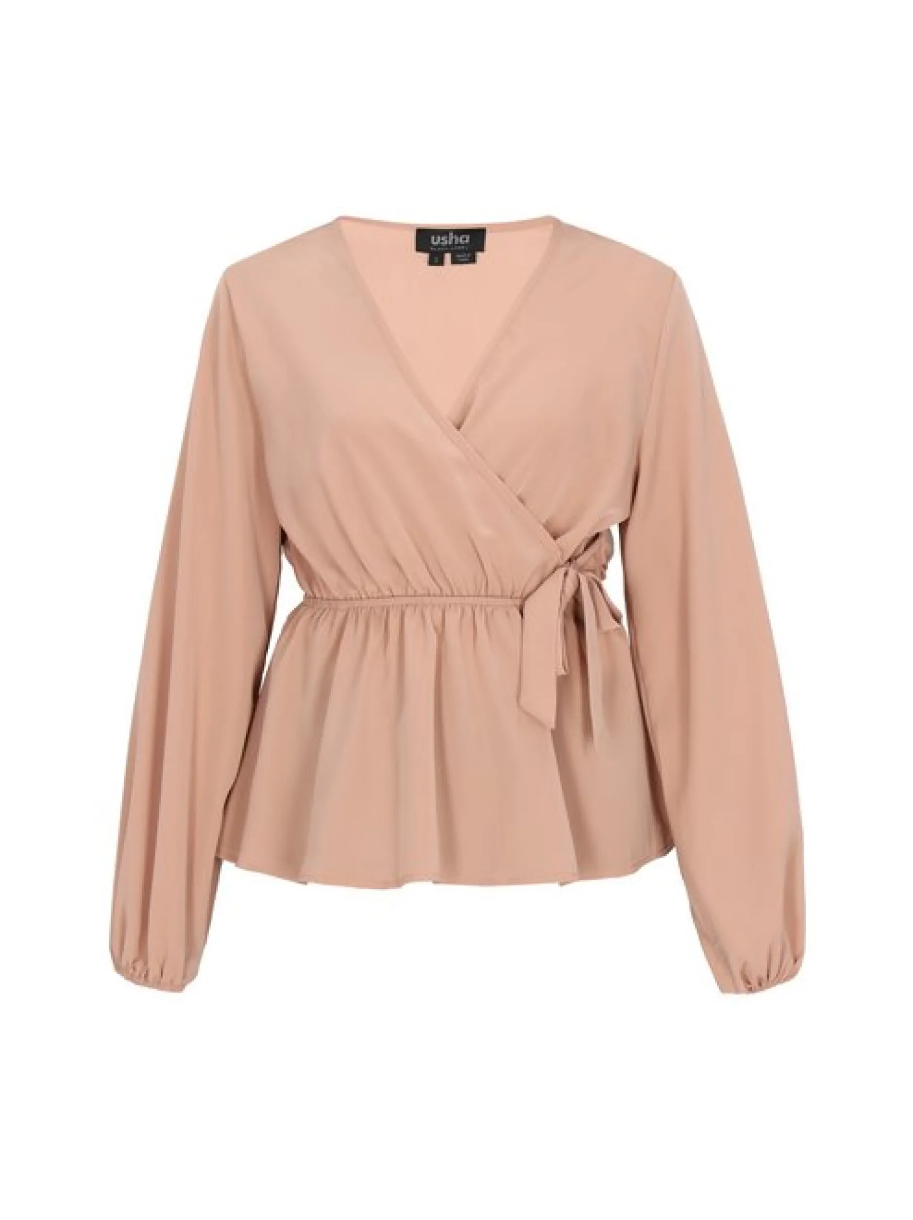 Usha Damen Bluse in taupe