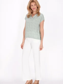 Usha Damen Bluse in türkis