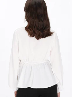 Usha Damen Bluse in weiß