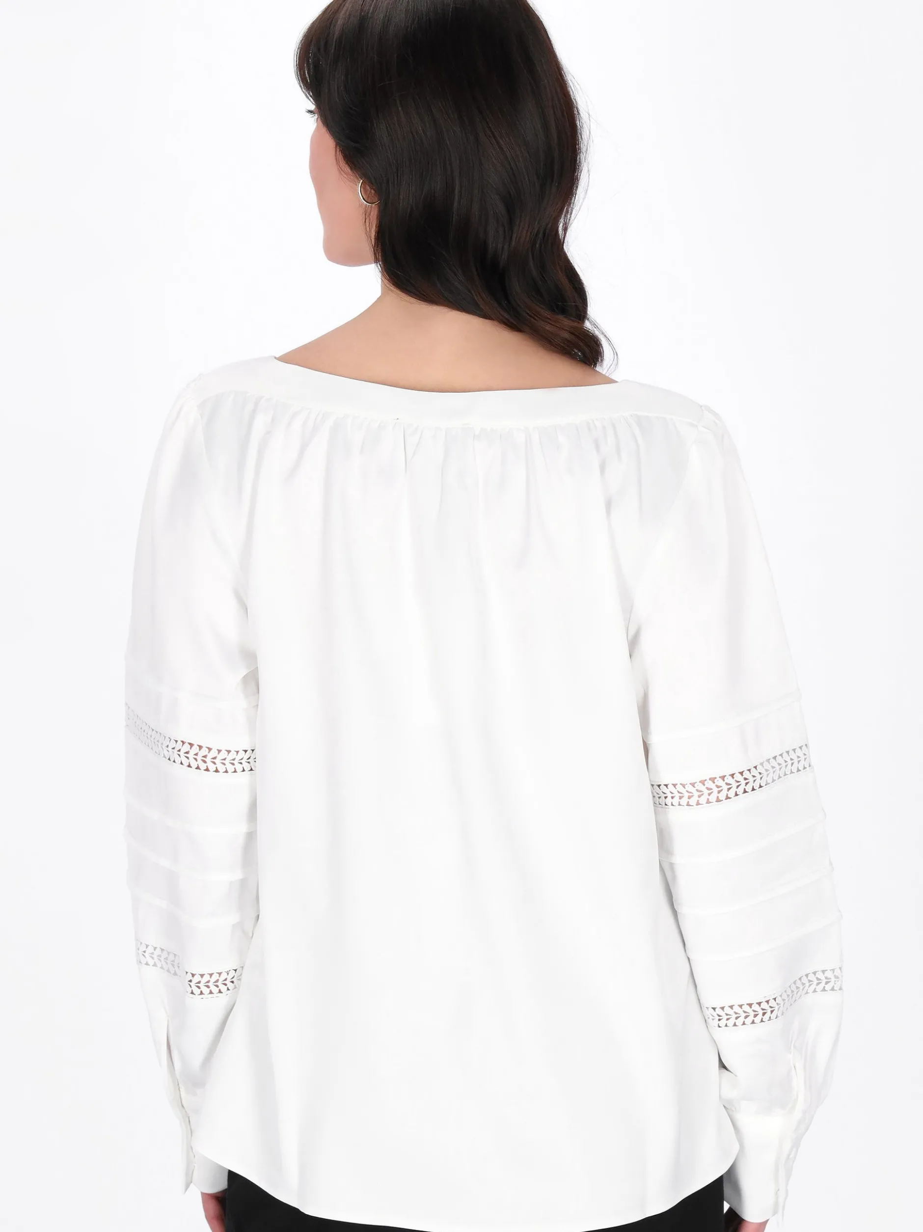 Usha Damen Bluse in weiß
