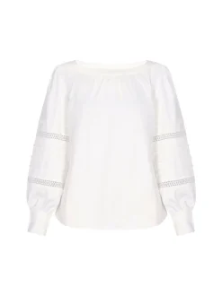Usha Damen Bluse in weiß