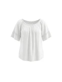 Usha Damen Bluse in weiß