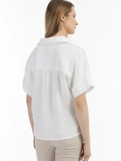 Usha Damen Blusenshirt in weiß