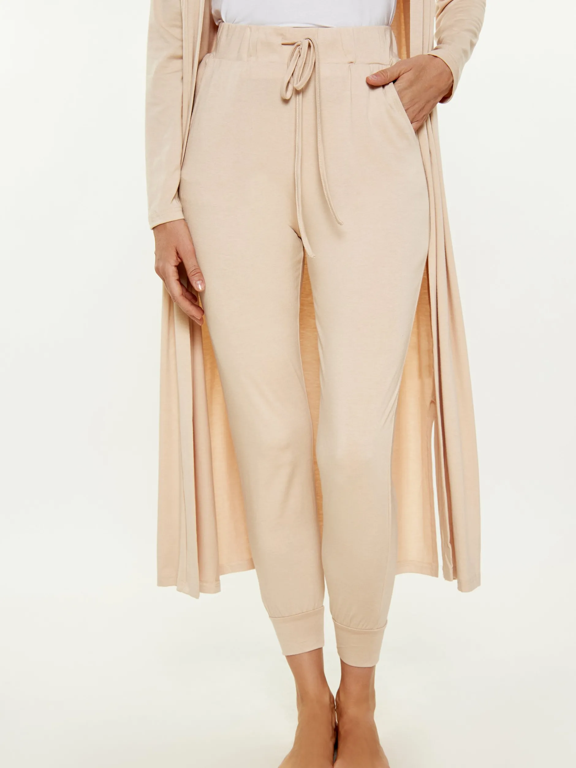 Usha Damen Hose in beige