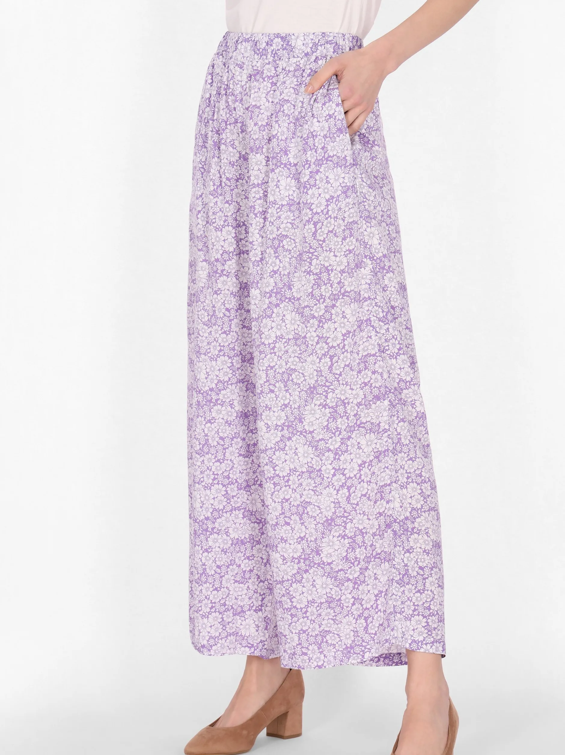 Usha Damen Hose in lila