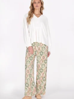 Usha Damen Hose in mehrfarbig