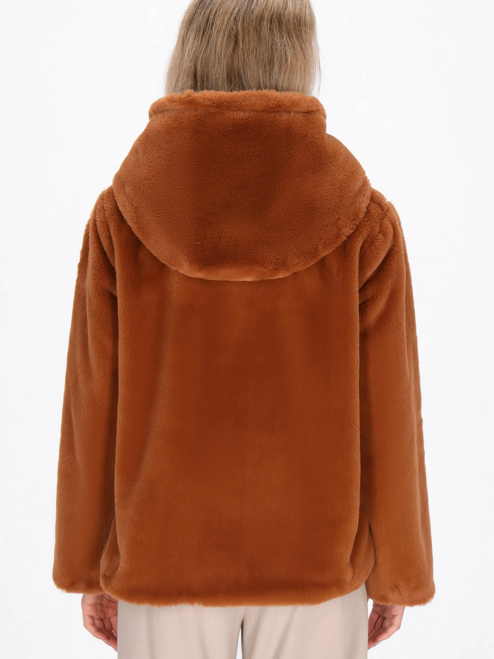 Usha Damen Jacke in cognac