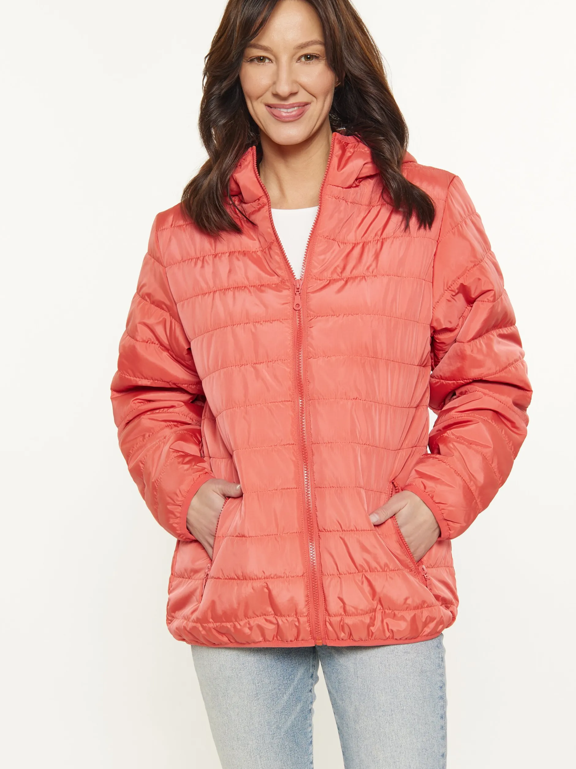 Usha Damen Jacke in rot