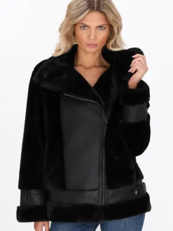 Usha Damen Jacke in schwarz