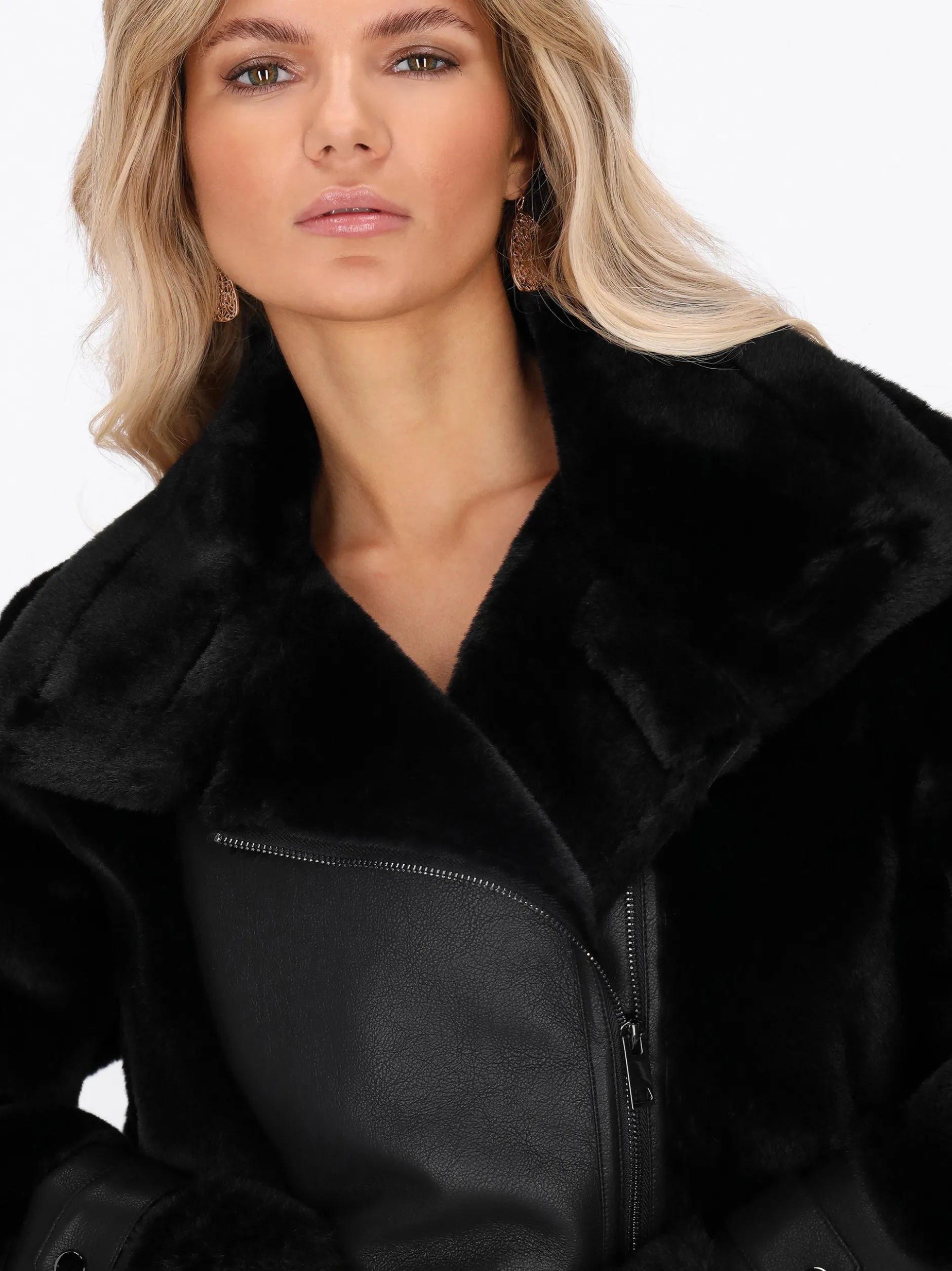 Usha Damen Jacke in schwarz