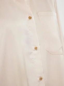 Usha Damen Kleid in gold - Ausschnitt: ohne Kragen