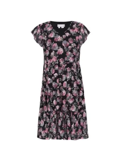 Usha Damen Kleid in mehrfarbig - Länge: mittel