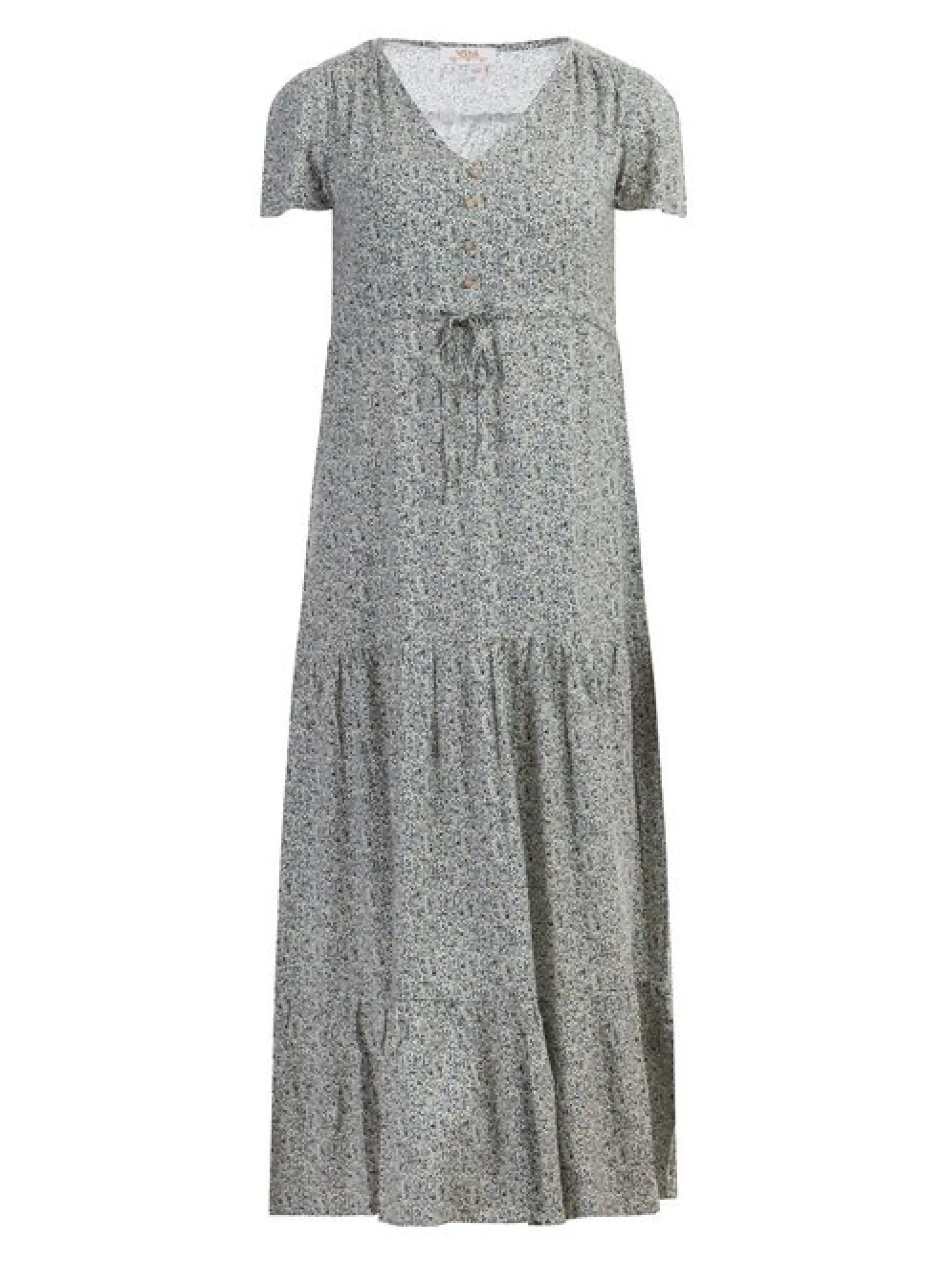 Usha Damen Kleid in mehrfarbig - Länge: mittel