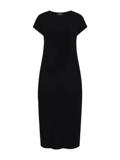 Usha Damen Kleid in schwarz - Ausschnitt: Rundhals