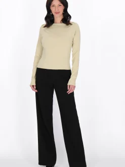 Usha Damen Langarmshirt in beige