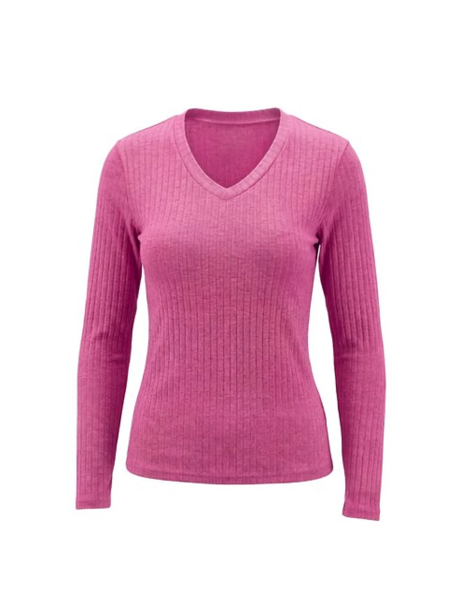 Usha Damen Langarmshirt in pink