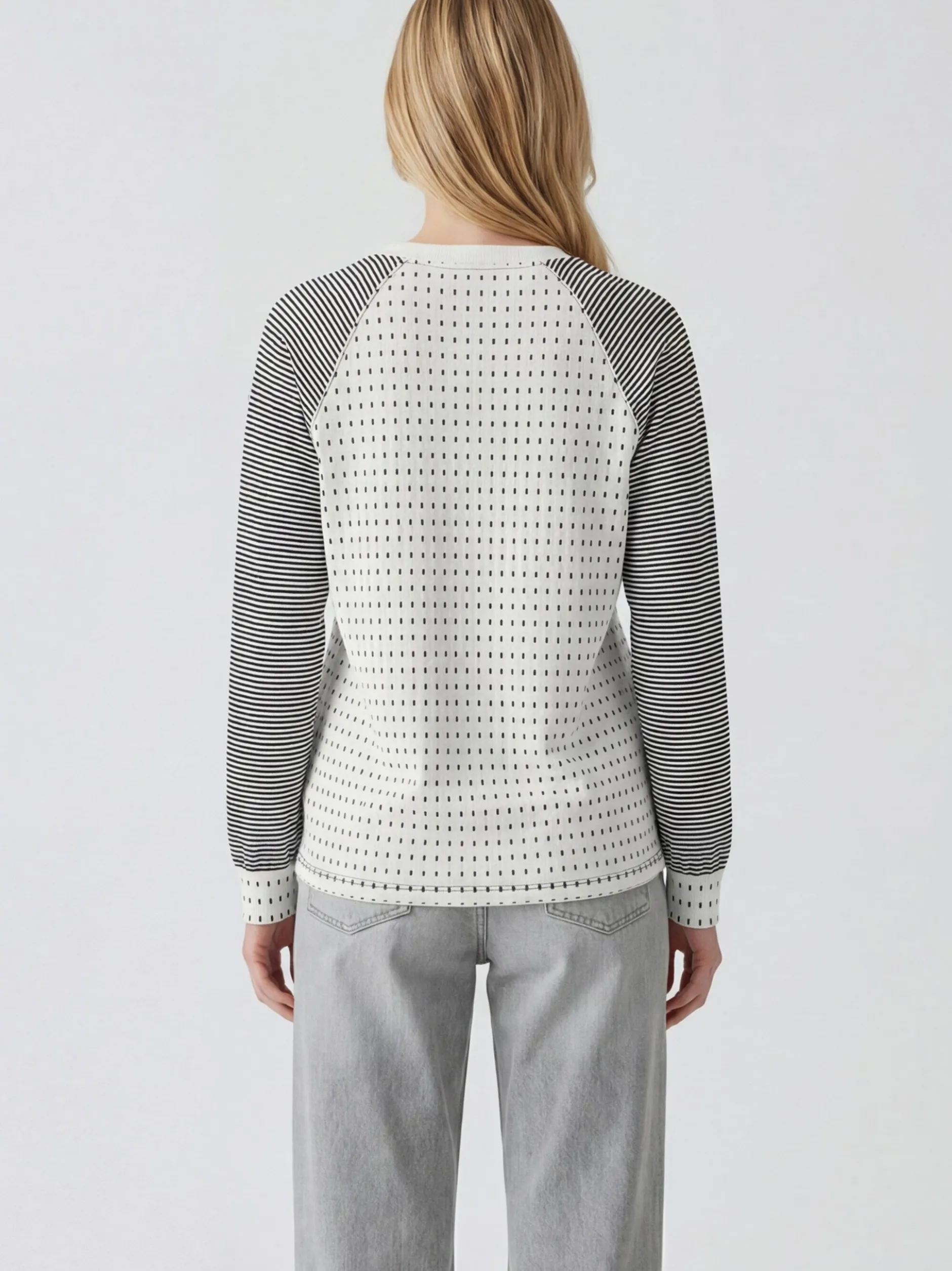 Usha Damen Langarmshirt in schwarz