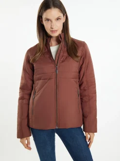 Usha Damen leichte Steppjacke in braun