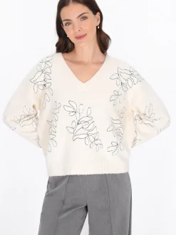 Usha Damen Pullover in beige