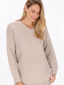 Usha Damen Pullover in beige