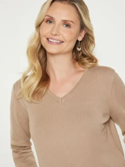Usha Damen Pullover in beige