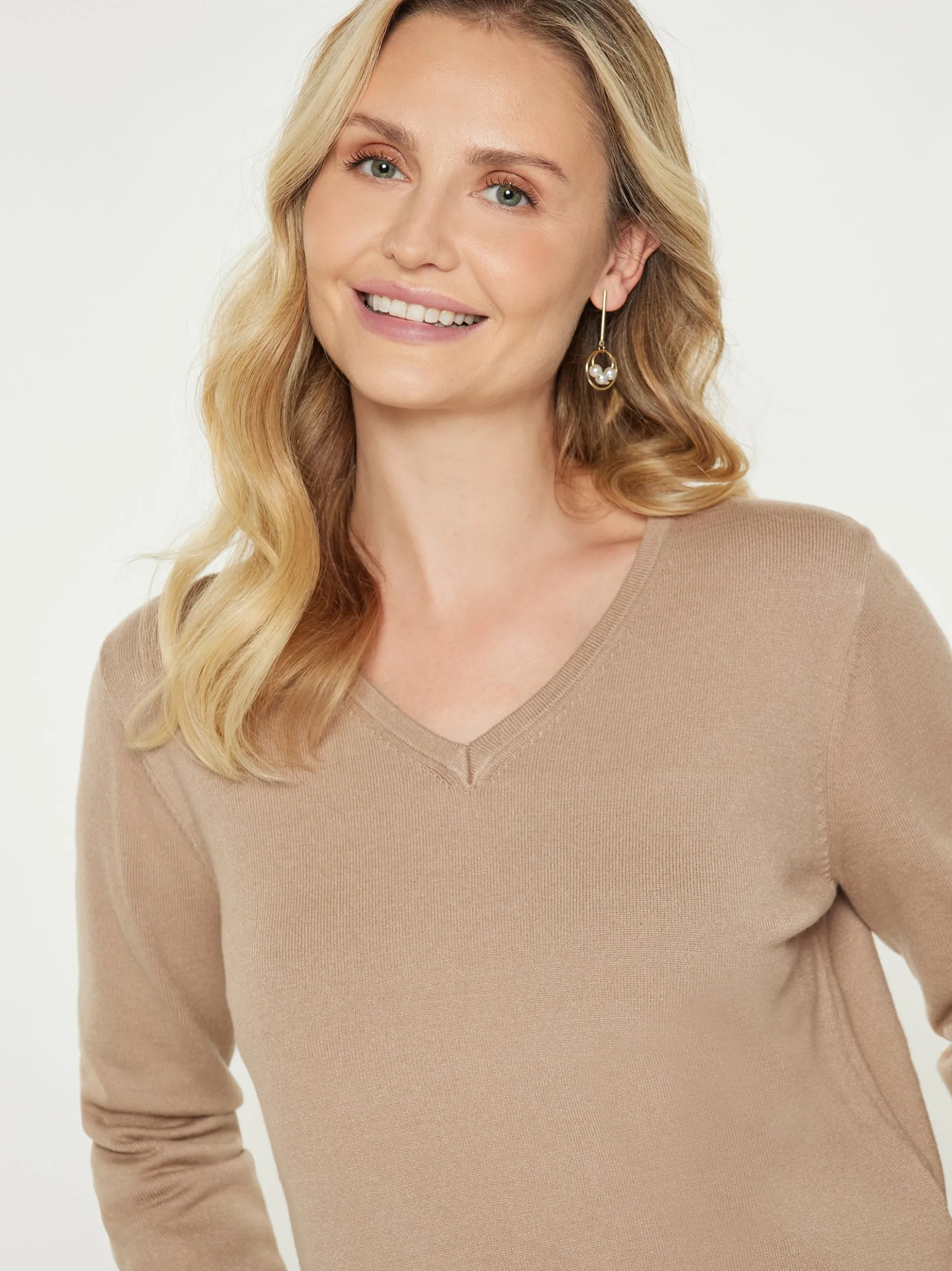 Usha Damen Pullover in beige