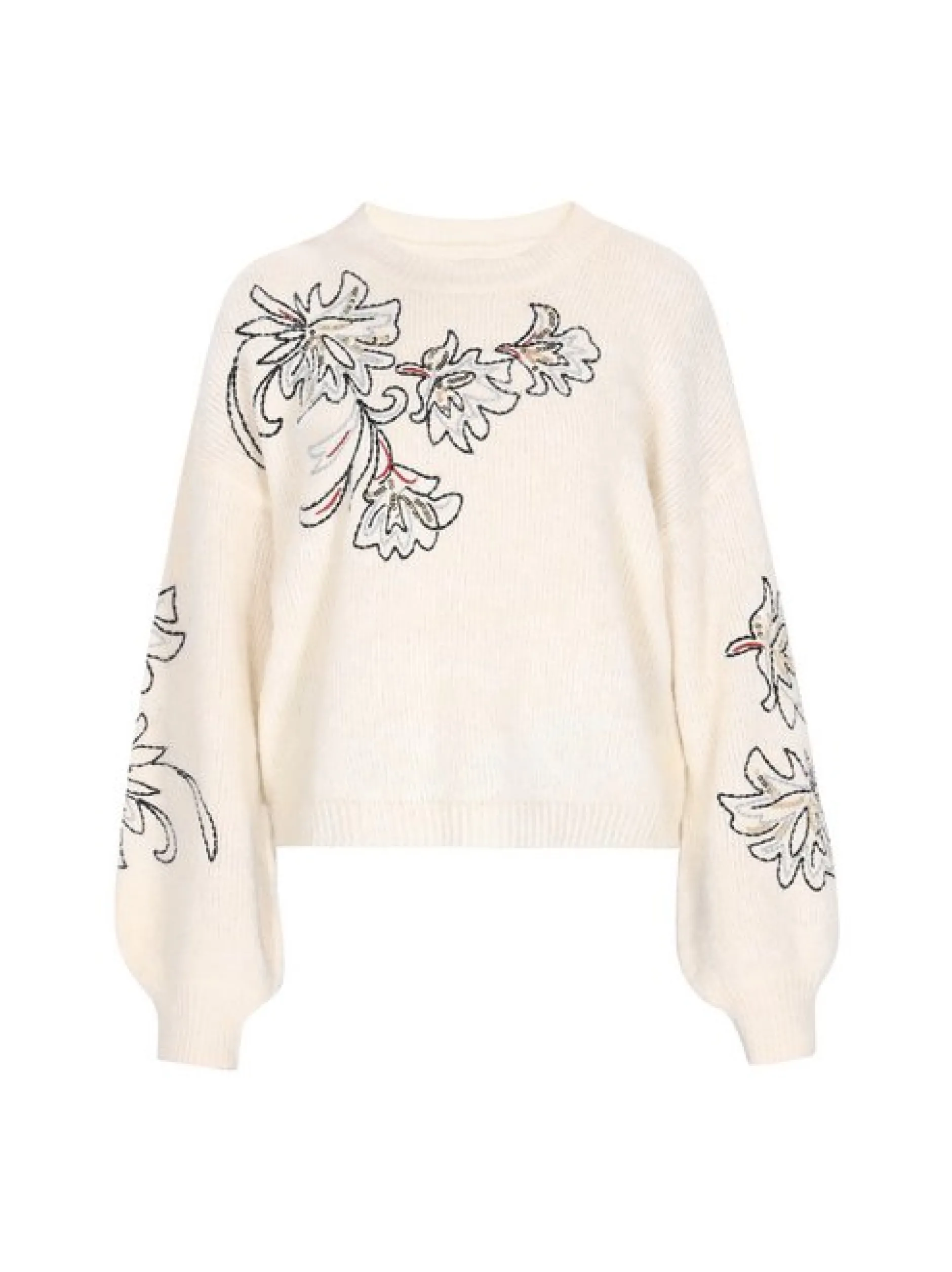 Usha Damen Pullover in beige - Ausschnitt: Rundhals