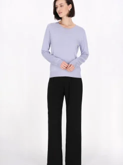 Usha Damen Pullover in blau - Ausschnitt: Rundhals