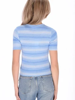 Usha Damen Pullover in blau - Ausschnitt: Rundhals