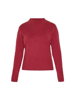 Usha Damen Pullover in bordeaux