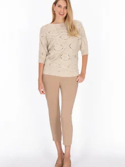 Usha Damen Pullover in ecru