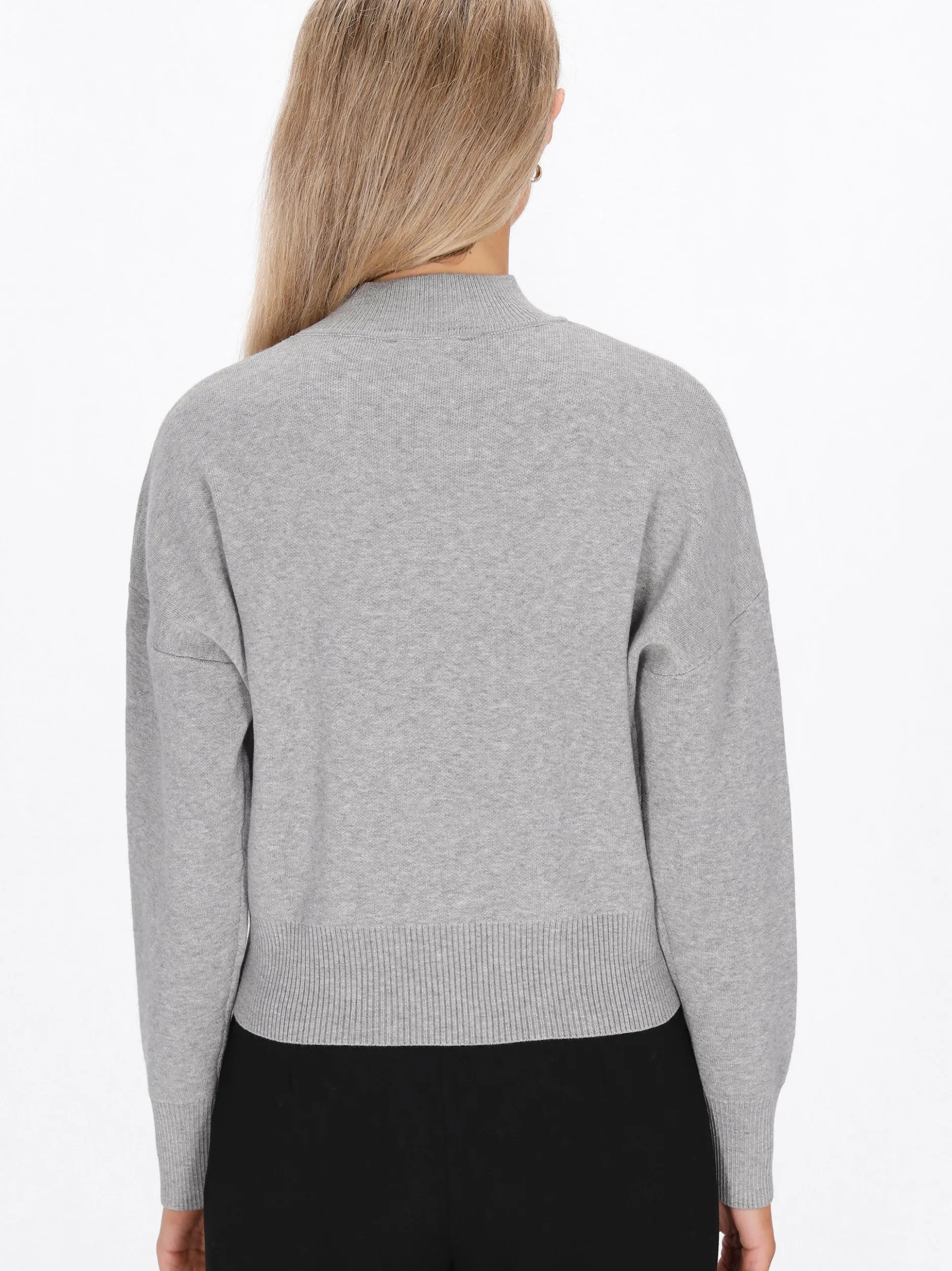 Usha Damen Pullover in grau