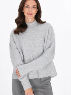 Usha Damen Pullover in grau