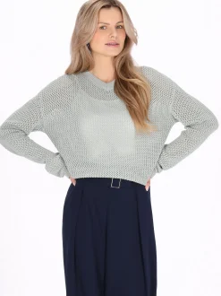 Usha Damen Pullover in grün