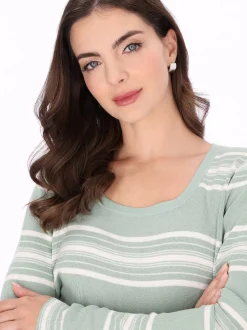 Usha Damen Pullover in grün