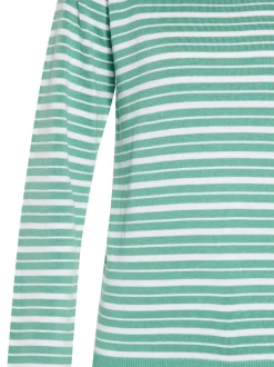 Usha Damen Pullover in grün - Ausschnitt: Rundhals