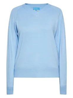 Usha Damen Pullover in hellblau