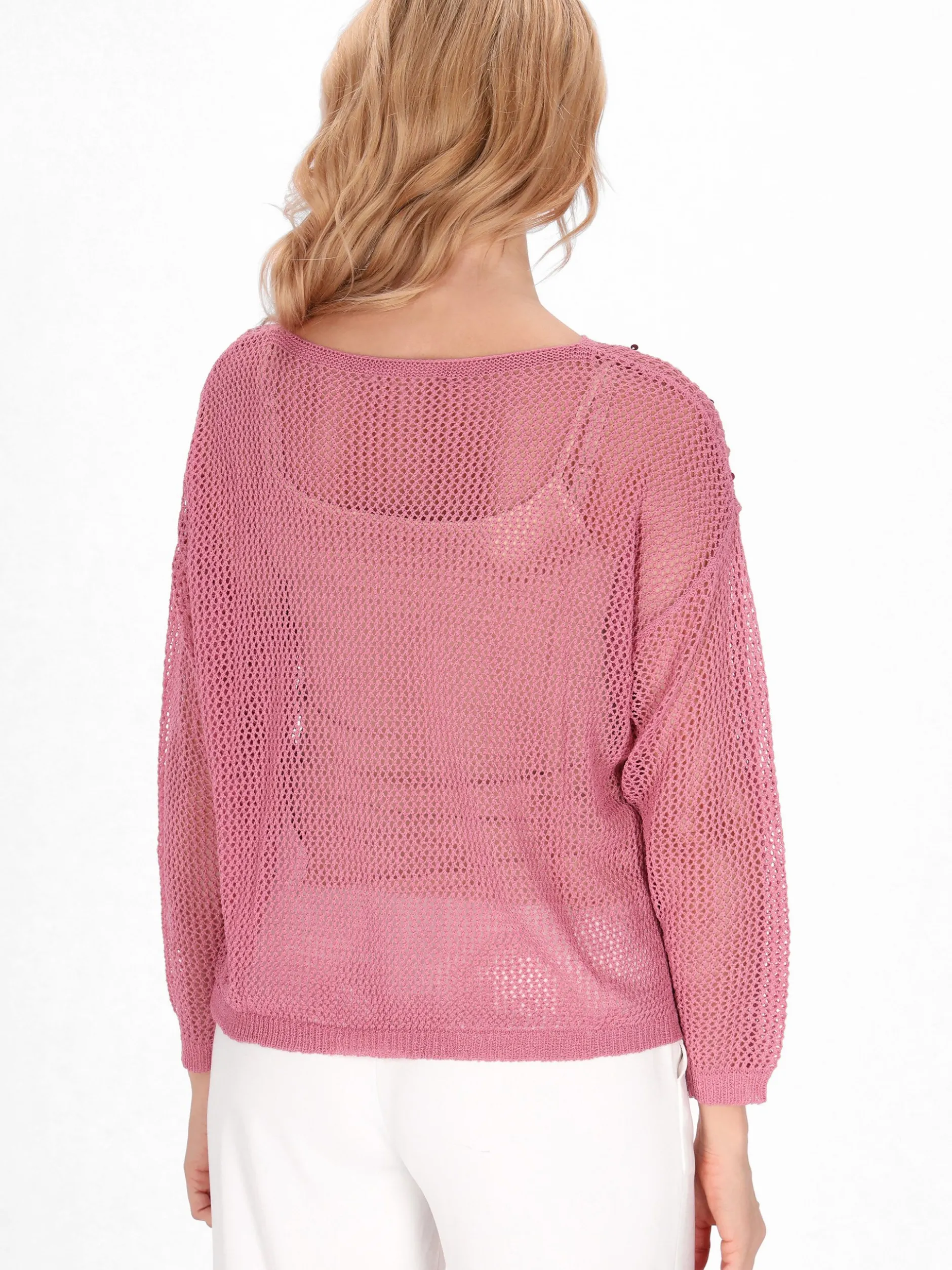 Usha Damen Pullover in lila