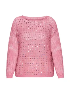 Usha Damen Pullover in lila